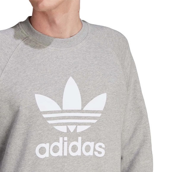ADIDAS | ADICOLOR CLASSIC CREST LOGO TREFOIL CREWNECK SWEATSHIRT - Picture 5 of 12